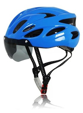 外卖骑手美团专送头盔一体成型带风镜骑行安全帽多孔夏季透气超轻