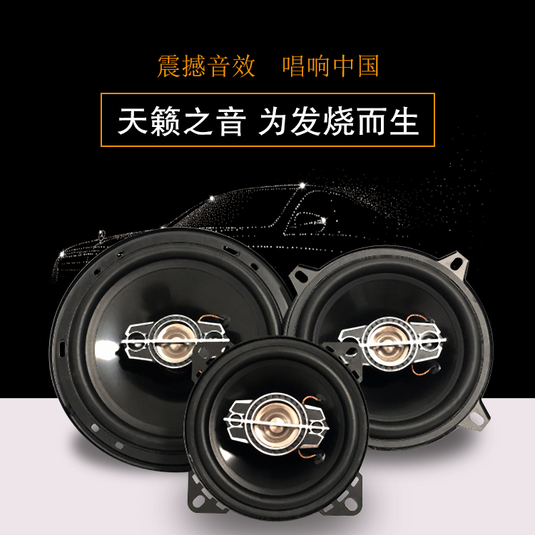 汽车音响4寸5寸6寸4x全频改装