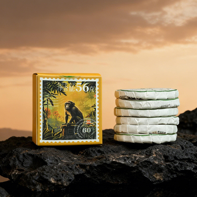 布朗山乔木老树茶生茶小圆饼