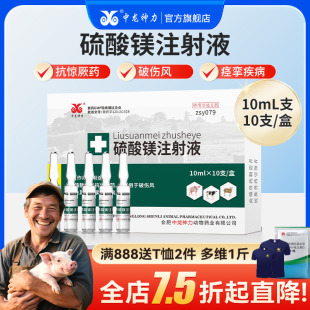 硫酸镁注射液兽用猪牛羊破伤风犬猫抗惊厥镇静痉挛针剂正品兽药