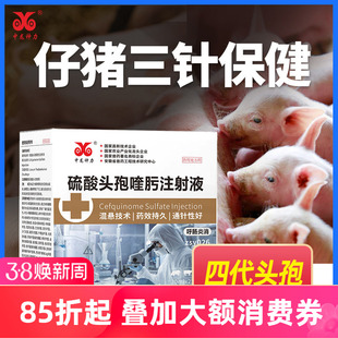 中龙神力头孢喹肟兽用注射用猪牛羊仔猪母猪牛羊用噻呋钠4代混悬