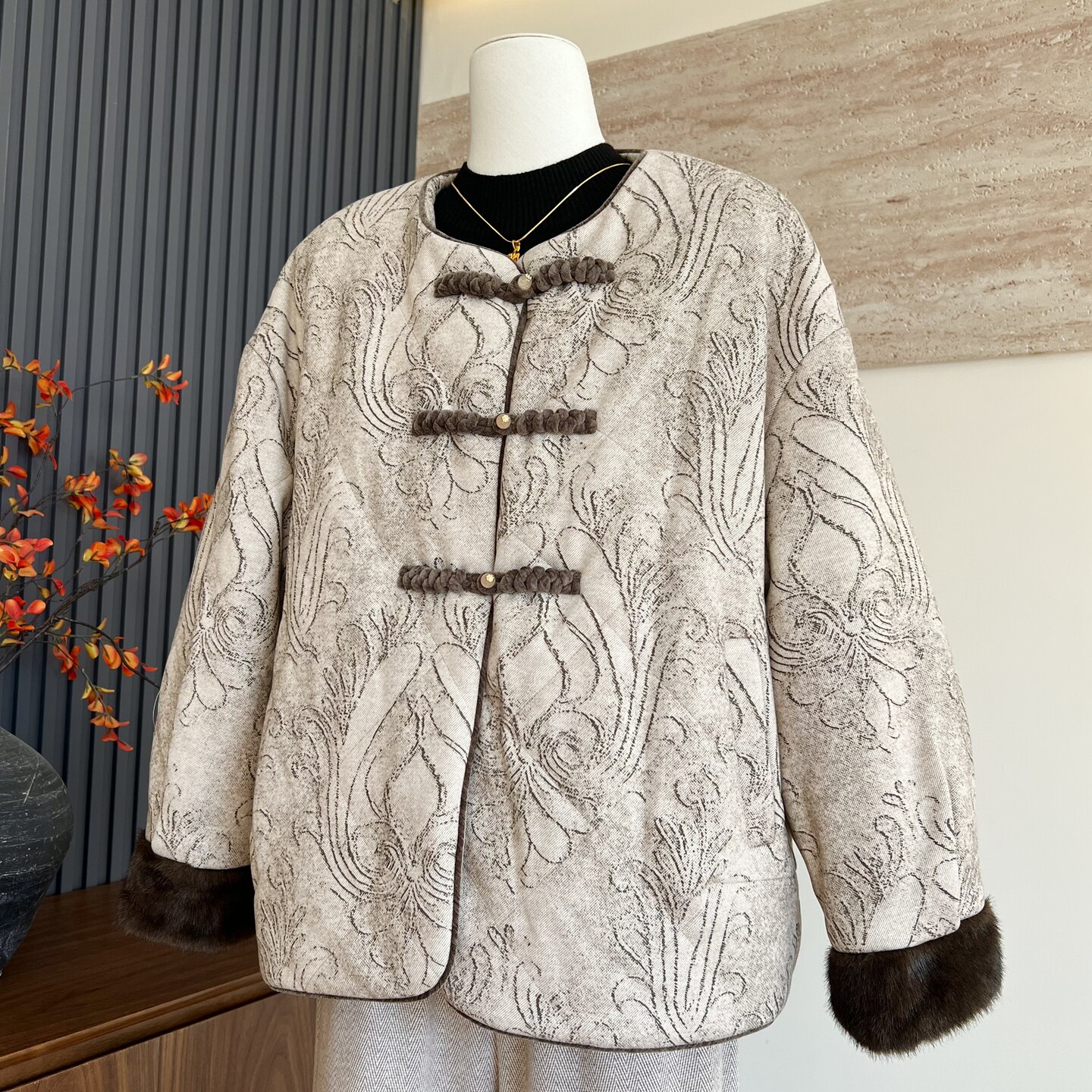 新中式新款妈妈装冬季加厚圆领开衫棉衣中老年女时尚洋气保暖外套,女装/女士精品,中老年女装,淘宝优惠券,粉丝福利购,淘宝优惠卷