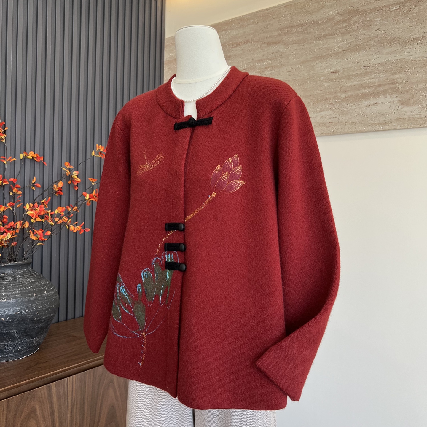 新中式新款妈妈装时尚上衣开衫