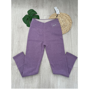 2025女士大码秋冬加绒中厚德绒保暖裤加厚秋裤磨毛阳离子衬裤8766