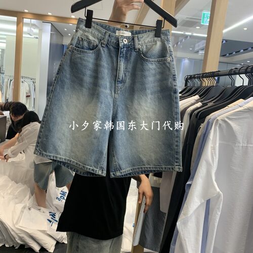 一件包邮 小夕韩国东大门代购OBJECT 26年夏季新款女装牛仔短裤