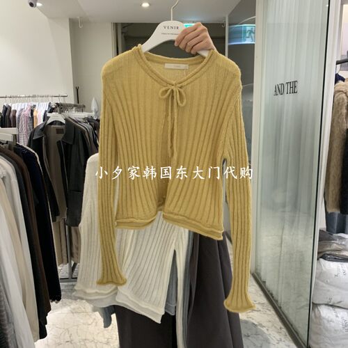 一件包邮 小夕韩国东大门代购VENIR-A 26秋款女装新品时尚针织衫