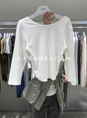 一件包邮 小夕韩国东大门代购 TILDE 26秋女装新款时尚长袖T恤