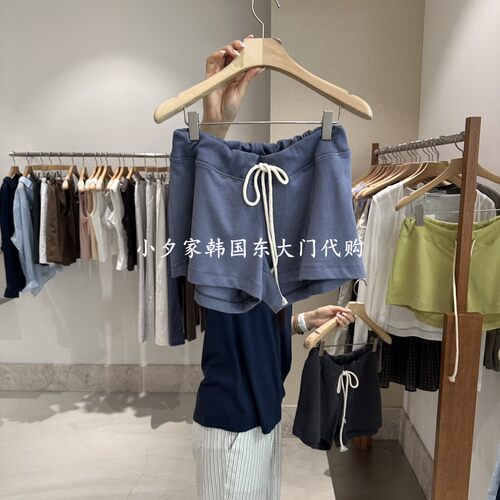 一件包邮 小夕韩国东大门代购ANDMORE BUTTON 26年新夏女休闲短裤