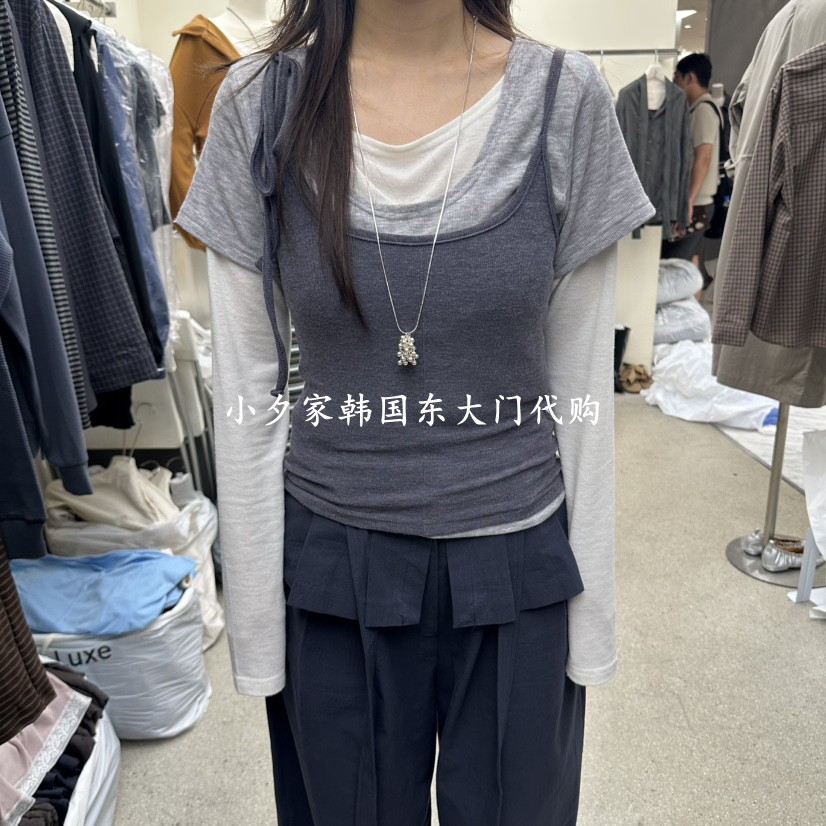 一件包邮 小夕韩国东大门代购AMOEBA 26秋款女装新品时尚长袖套装