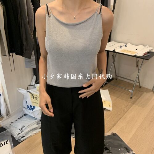 一件包邮 小夕韩国东大门代购LA MAGIE FEMME 26夏女纯色吊带背心