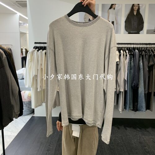 一件包邮 小夕韩国东大门代购 OBJECT 26秋季女时尚百搭长袖T恤
