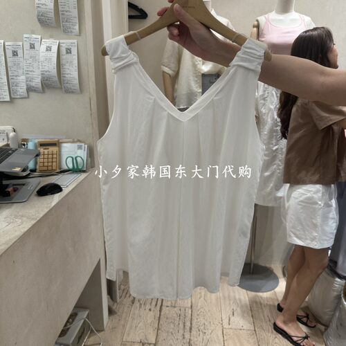 一件包邮 小夕韩国东大门代购 2ND GATE26夏款女装 纯色吊带背心