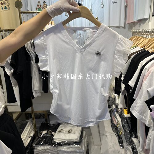 一件包邮 小夕韩国东大门代购COCO HOLIC 26夏女装新品衬衫 T恤
