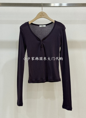 一件包邮 小夕韩国东大门代购 BLANC-A 26秋季女装时尚新长袖T恤