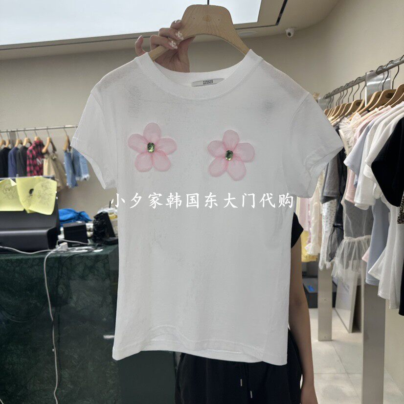 一件包邮 小夕韩国东大门代购FORMING-P 26夏款女装新品 短袖T恤