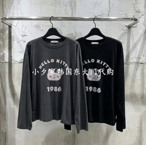 一件包邮 小夕韩国东大门代购 VANTA 26年秋季女装新款长袖T恤