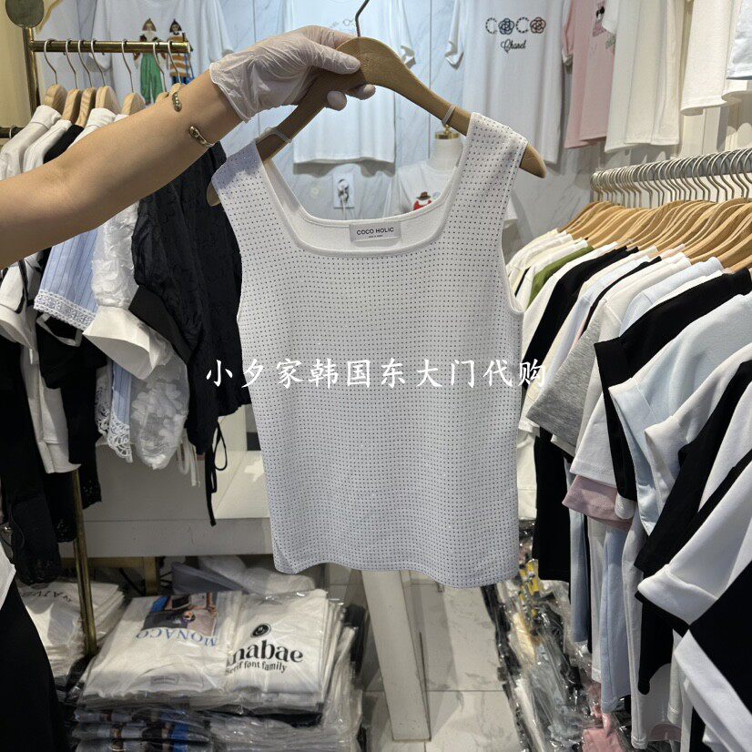 一件包邮 小夕韩国东大门代购COCO HOLIC 26夏款女装 吊带背心
