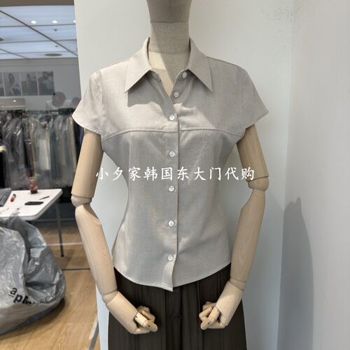 一件包邮 小夕韩国东大门代购 aube nunt26夏季新品女装衬衫 T恤