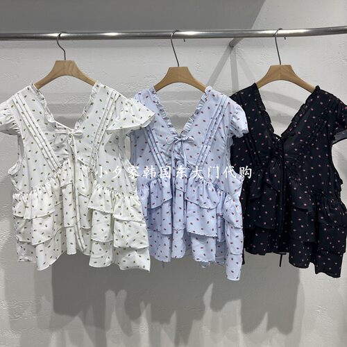 一件包邮 小夕韩国东大门代购OLA 26夏款女装温柔可爱 吊带背心