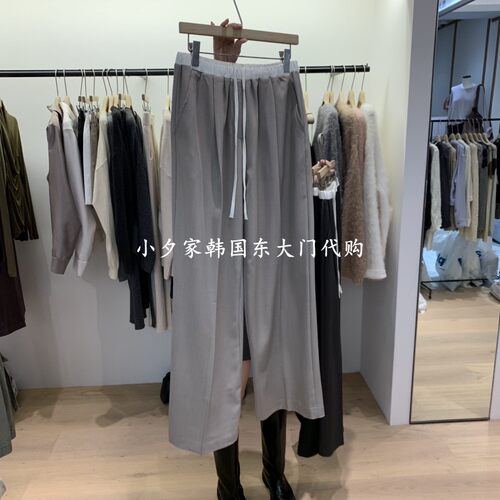 一件包邮 小夕韩国东大门代购W AND J26秋季女装时尚新款休闲裤