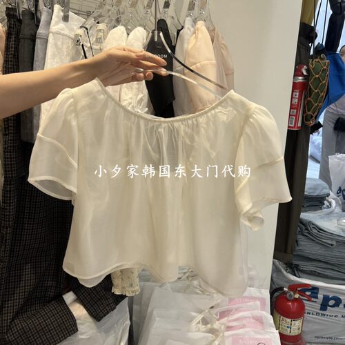 一件包邮 小夕韩国东大门代购RIVEROOM 26夏女装新品衬衫 T恤