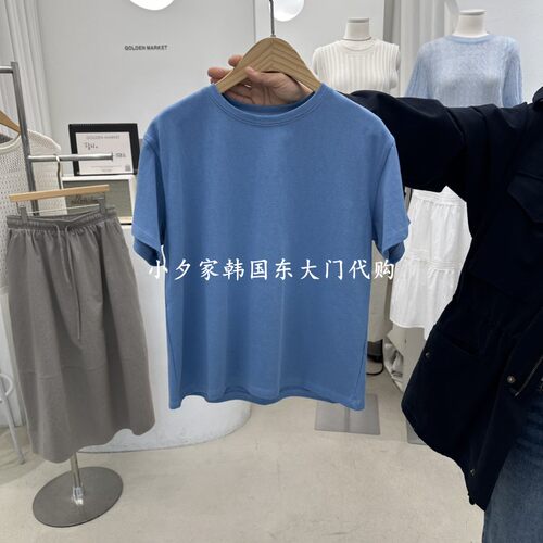 一件包邮 小夕韩国东大门代购 GOLDEN MARKET26夏女装新品短袖T恤