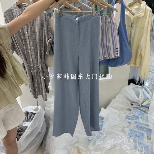 一件包邮 小夕韩国东大门代购OURMOMENT 26年夏季新款女装 休闲裤