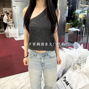 一件包邮 小夕韩国东大门代购FOUNDATION 26夏款女装 吊带背心
