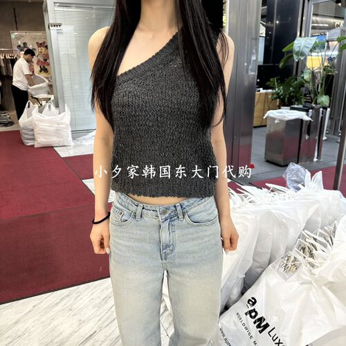 一件包邮 小夕韩国东大门代购FOUNDATION 26夏款女装 吊带背心
