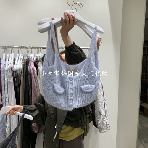 一件包邮 小夕韩国东大门代购VENIR-A 26秋女时尚百搭吊带背心