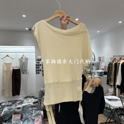 一件包邮 小夕韩国东大门代购 LEWIN26夏女装新品纯色气质针织T恤