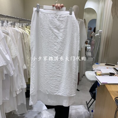 一件包邮 小夕韩国东大门代购 BROCCOLISALAD26夏款女纯色半身裙