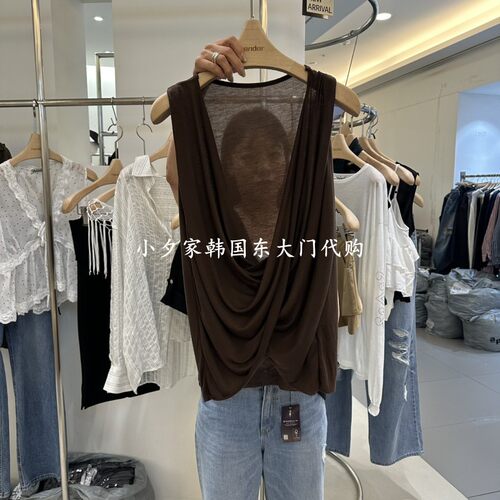 一件包邮 小夕韩国东大门代购RENDER 26夏女装新品 吊带背心