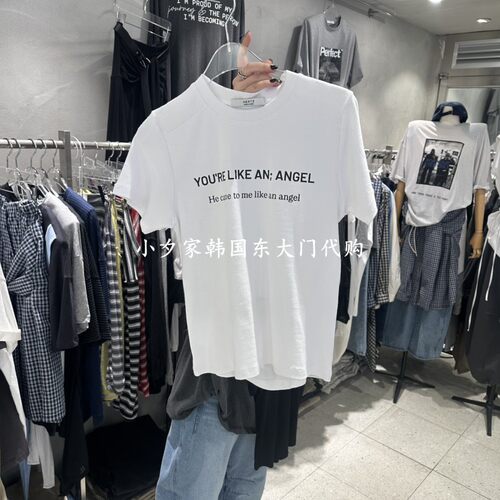 一件包邮 小夕韩国东大门代购 HERTZ-P26夏季新品女装纯色短袖T恤