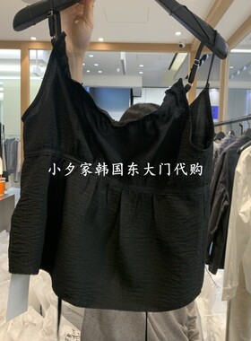 一件包邮 小夕韩国东大门代购OBJECT 26夏款女装 细肩带吊带上衣