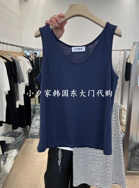 一件包邮 小夕韩国东大门代购 LTMS26夏款女装条纹 吊带背心