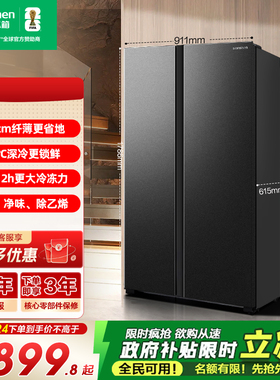 容声547L对开门冰箱大容量超薄一级能效风冷变频官方旗舰正品195