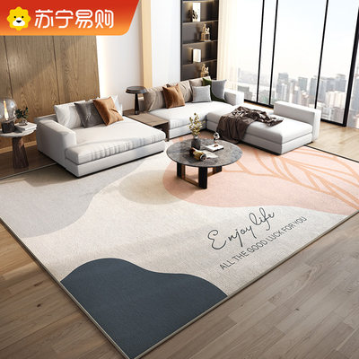 莫兰迪地毯客厅现代简约沙发茶几毯高端卧室床边毯大尺寸地垫2461