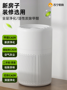 桌面空气净化器小型家用办公室除烟味除甲醛灰尘过滤孕妇婴儿2401