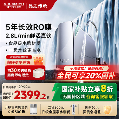 史密斯佳尼特家用净水器蓝鲸2800