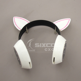 音乐世界赛特斯2 朝仓音心 COS头饰耳机定做 cytus2-Asakura Neko