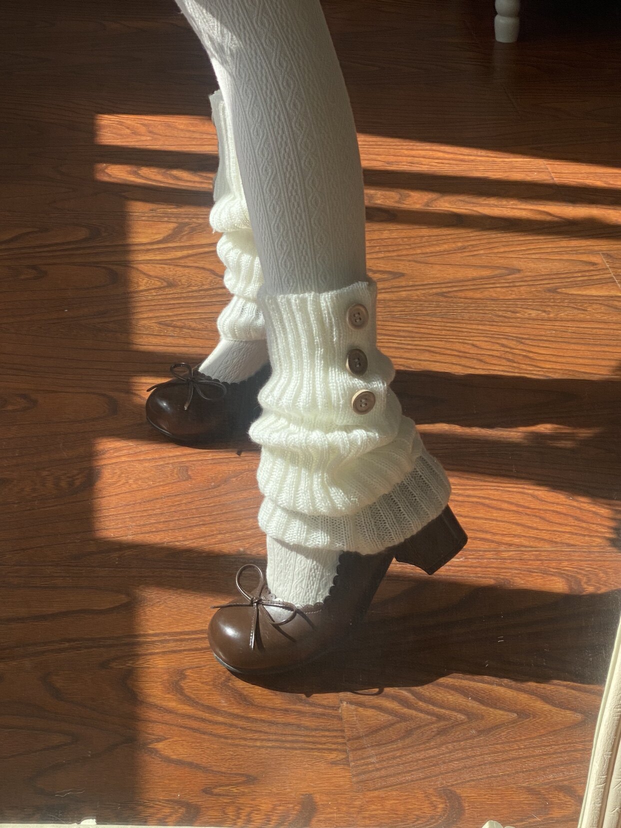 Matte Lolita Shoes: Ocean Star Original Mid-Low Heel - Taobao product photo 4