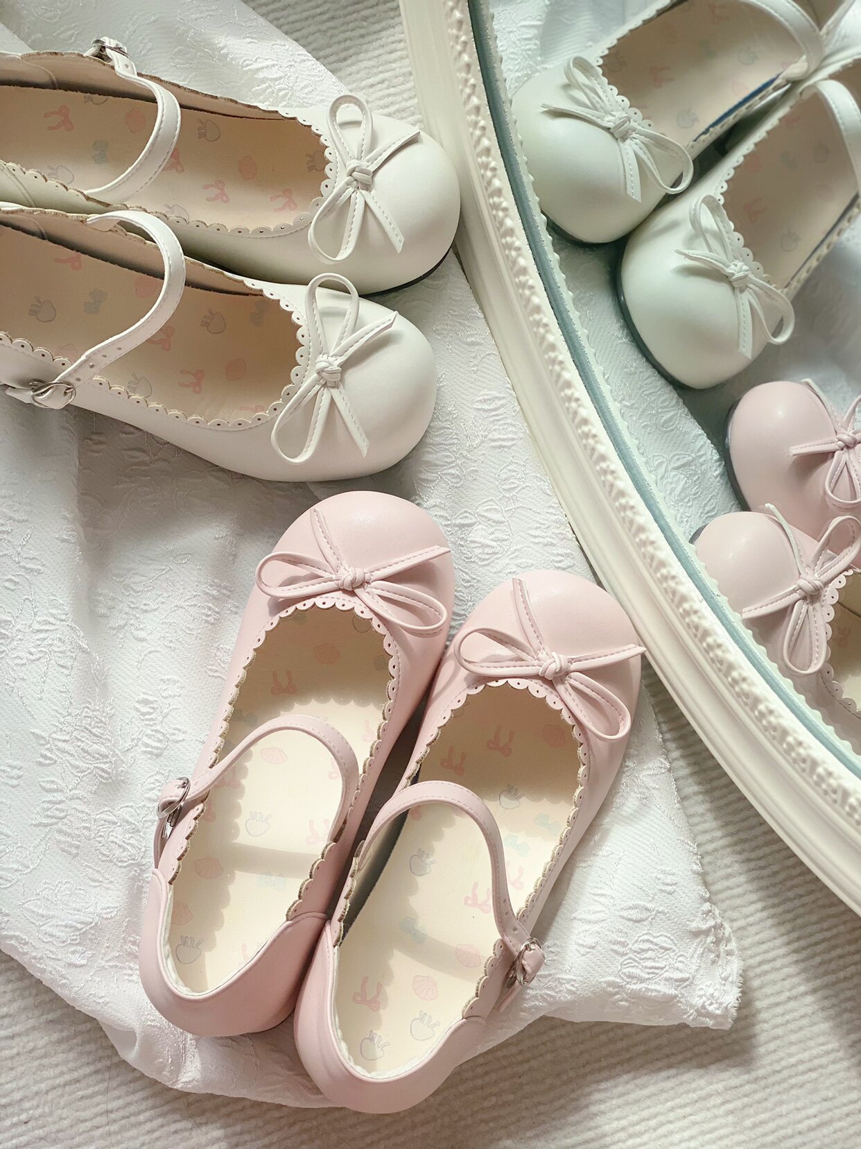 Matte Lolita Shoes: Ocean Star Original Mid-Low Heel - Buy from Taobao, China | Shopme Agent