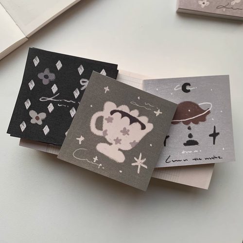 原创巧可小块系列复古手绘手账