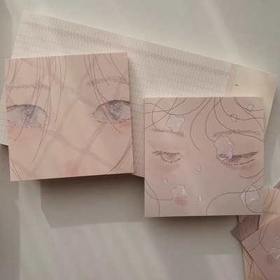 少女目光系列50p120g书写纸