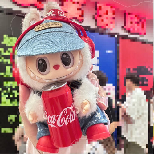玩偶耳机适用于17cmlabubu
