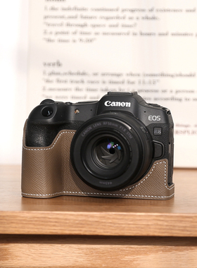 佳能R8保护套R50RPR7R6II二代R10R5相机包壳配件皮套真皮