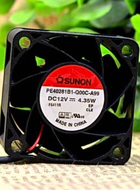 SUNON PE40281B1-Q00C-A99 4028 12V 4.35W 4CM 服务器暴力风扇