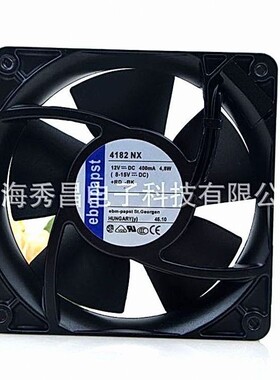 TYP 4182NX 4182NXH 原装德国EBM-PAPST 12V 120*120*38 铝框风扇
