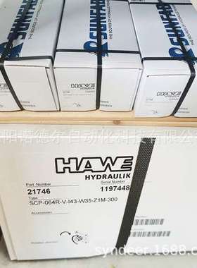SCP-090R-N-I44-W40-Z1M-300柱塞泵HAWE哈威SCP-084R-N-I44-W40-Z